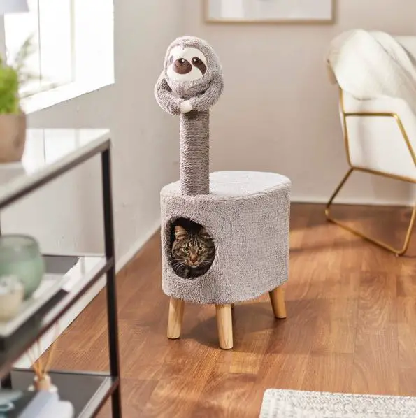 frisco-289344-Animal-Series-Cat-Tunnel-with-Scratching-Post-product