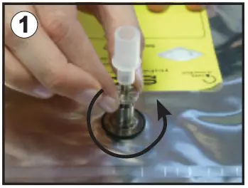 SKC 249-01 Breath Gas Analysis Bags - Fitting 2