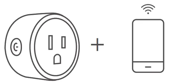 gosuna WP3 WiFi Smart Plug - FIG