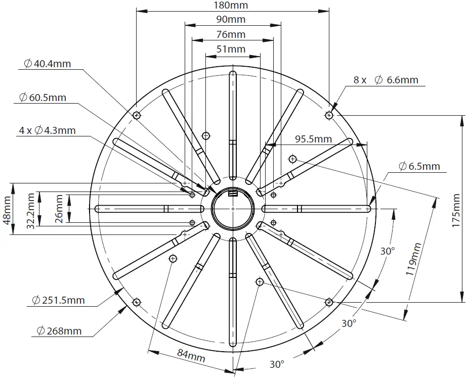 B-TECH-BT5961-CCTV-Ceiling-Mount-fig-13
