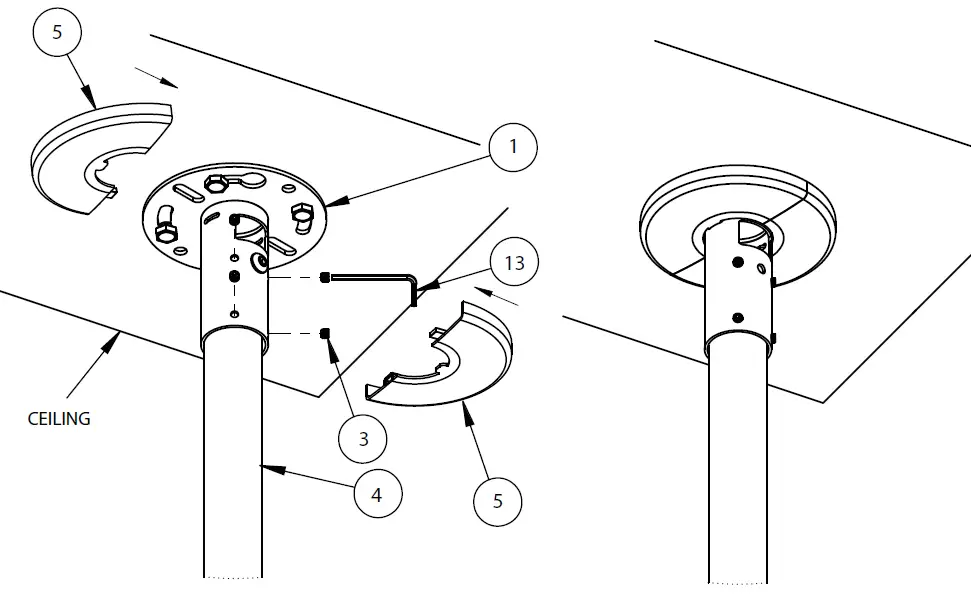 B-TECH-BT5961-CCTV-Ceiling-Mount-fig-7