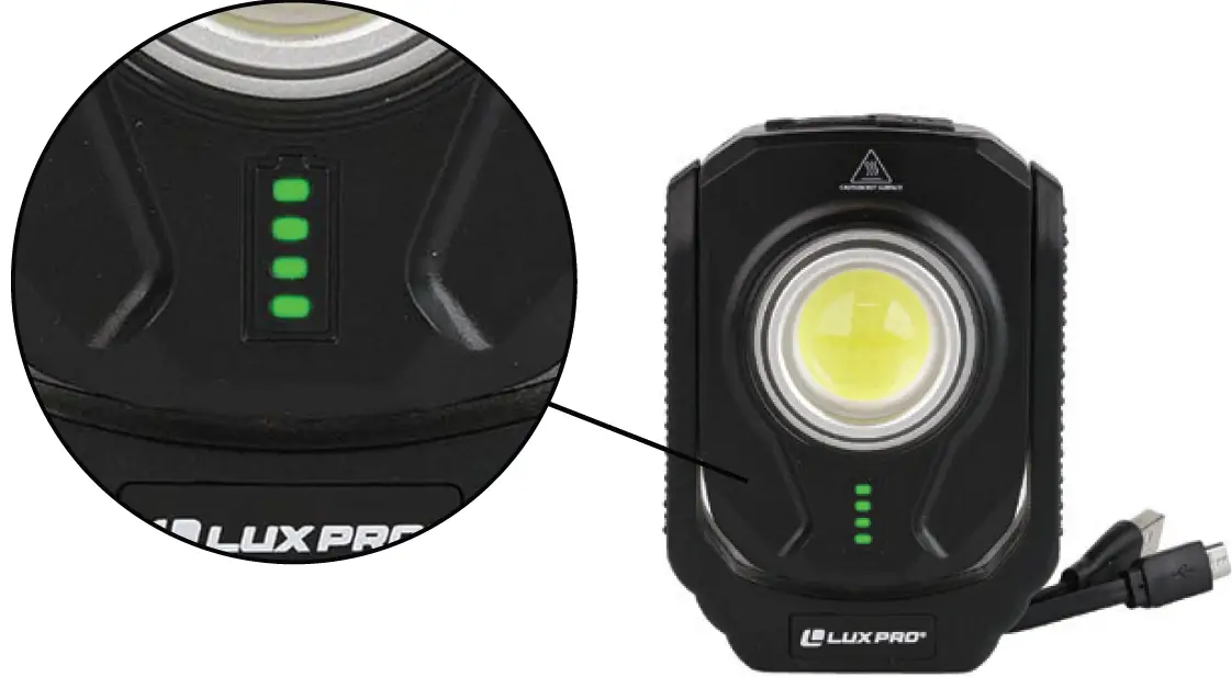 LUXPRO LP387 Rechargeable 360° Swivel LEDWork Light 05