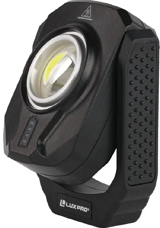 LUXPRO LP387 Rechargeable 360° Swivel LEDWork Light logo