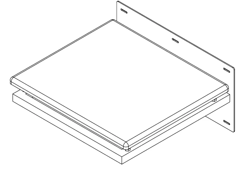 PANGEA AUDIO 325TWMSK Wall Mount Premier Se Turntable Shelf