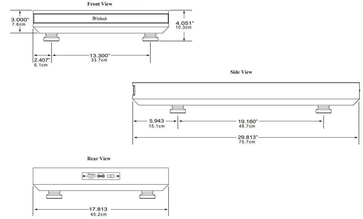 McIntosh AS901 Amplifier Stands - Figure 1