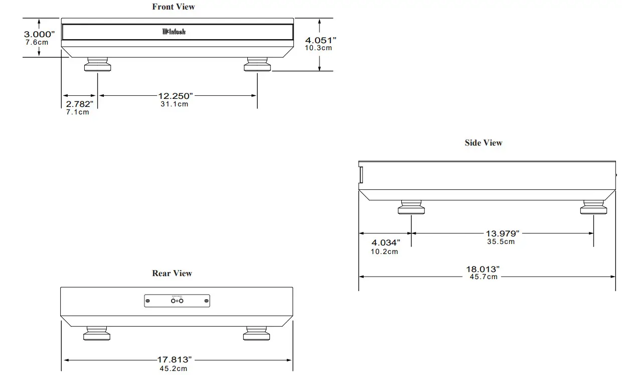 McIntosh AS901 Amplifier Stands - Figure 2