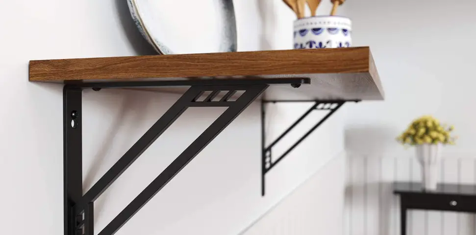 Shelf-made Rp-201rc-8bk Richland Steel 500lbs Decorative Shelf Bracket Installation Guide