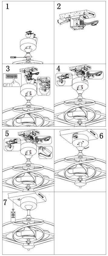 Installation of the Ceiling Fan