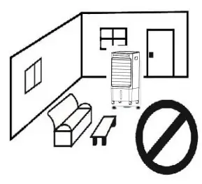 electriq AC60E EVAPORATIVE COOLER - refrigerated air conditioner