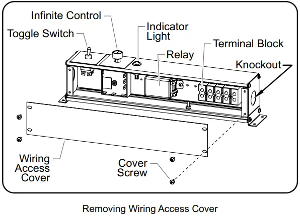 Hatco GRAH 60 120 T Glo Ray High Wattage 60 Wide Aluminum Housing Single Element Infrared Strip Heater - Fig 27