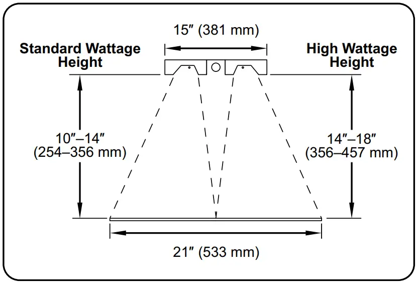 Hatco GRAH 60 120 T Glo Ray High Wattage 60 Wide Aluminum Housing Single Element Infrared Strip Heater - Fig 7