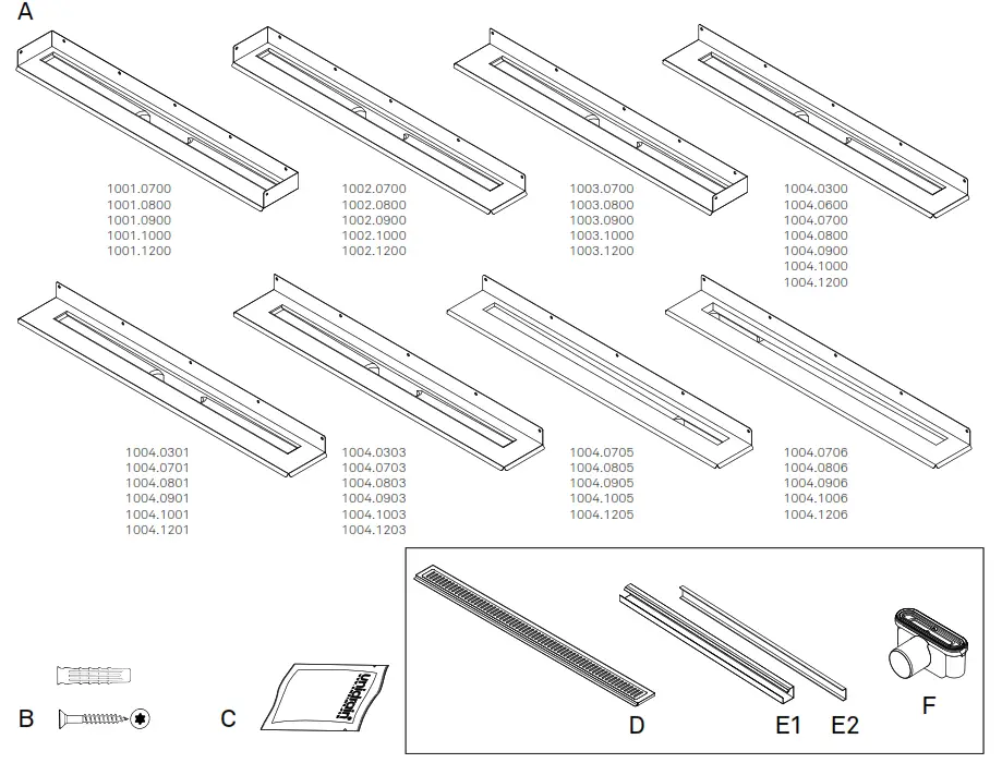 unidrain Line 1002 Shower Cubicle - 1