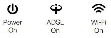 MERCUSYS Wireless N ADSL2+ Modem - Power