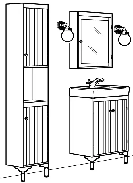 IKEA SILVERAN Bathroom Furniture -