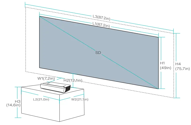Paris Rhône Ultra Short Throw Laser Projector-5