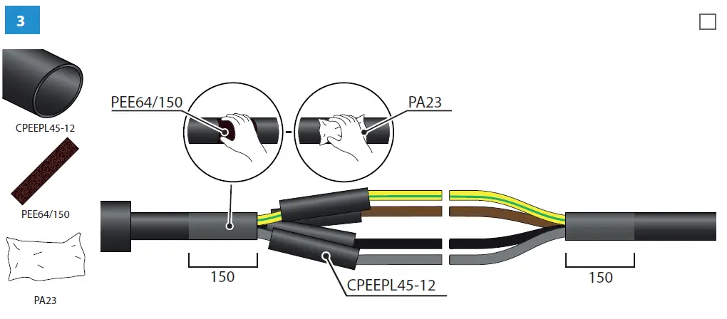 ENSTO SJK4X240 Heat Shrink Joint 4