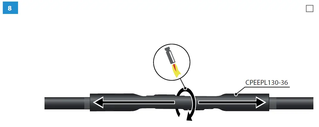 ENSTO SJK4X240 Heat Shrink Joint 9