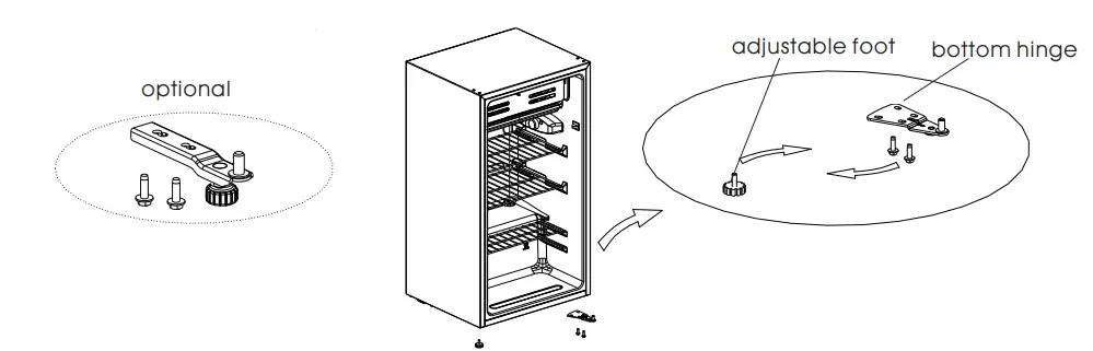 Midea MDRD142FGD 95L 1 Door Refrigerator-11