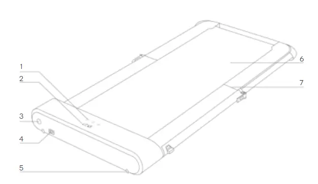 FORTIS-FSWKPADT2PA-Walking-Foldingsmart-Treadmoll-(T2 PRO)-FIG-2
