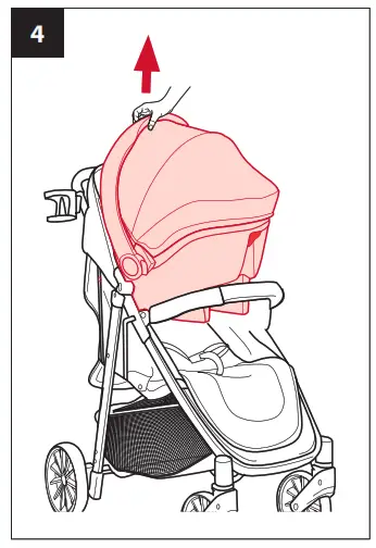 53212310 Flip Side Baby Stroller Evenflo Flipside Travel System - carseat