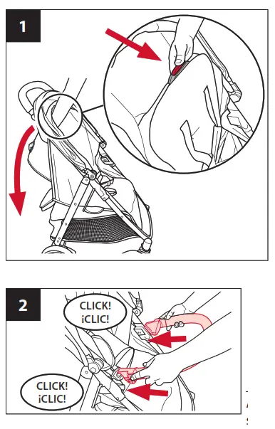 53212310 Flip Side Baby Stroller Evenflo Flipside Travel System - fig 14
