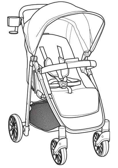 53212310 Flip Side Baby Stroller Evenflo Flipside Travel System