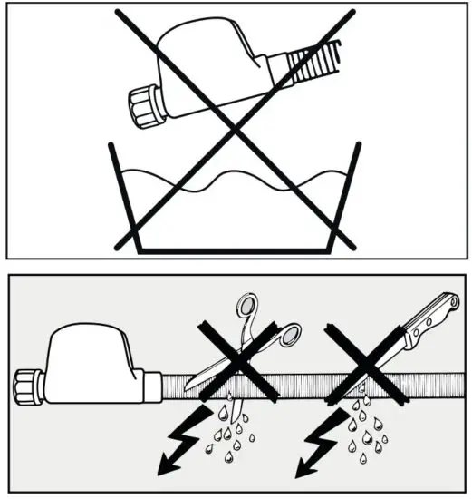 FIG 14 Connection to the water supply