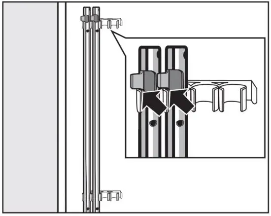 FIG 6 Securing the transit bars