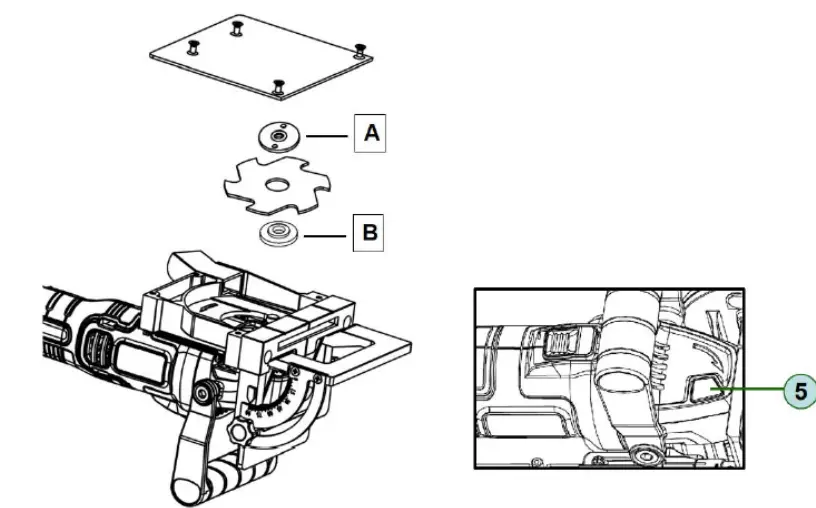 NORDIC BJ-L0118 18v Cordless Biscuit Joiner - fig 5