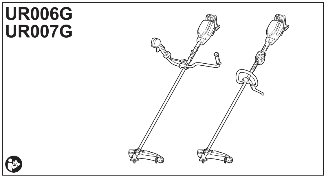 makita UR006G UR007G Cordless Grass Trimmer - Figure 1