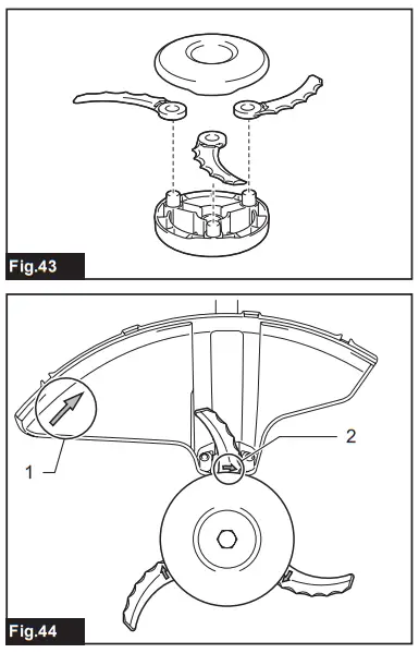 makita UR006G UR007G Cordless Grass Trimmer - Figure 12
