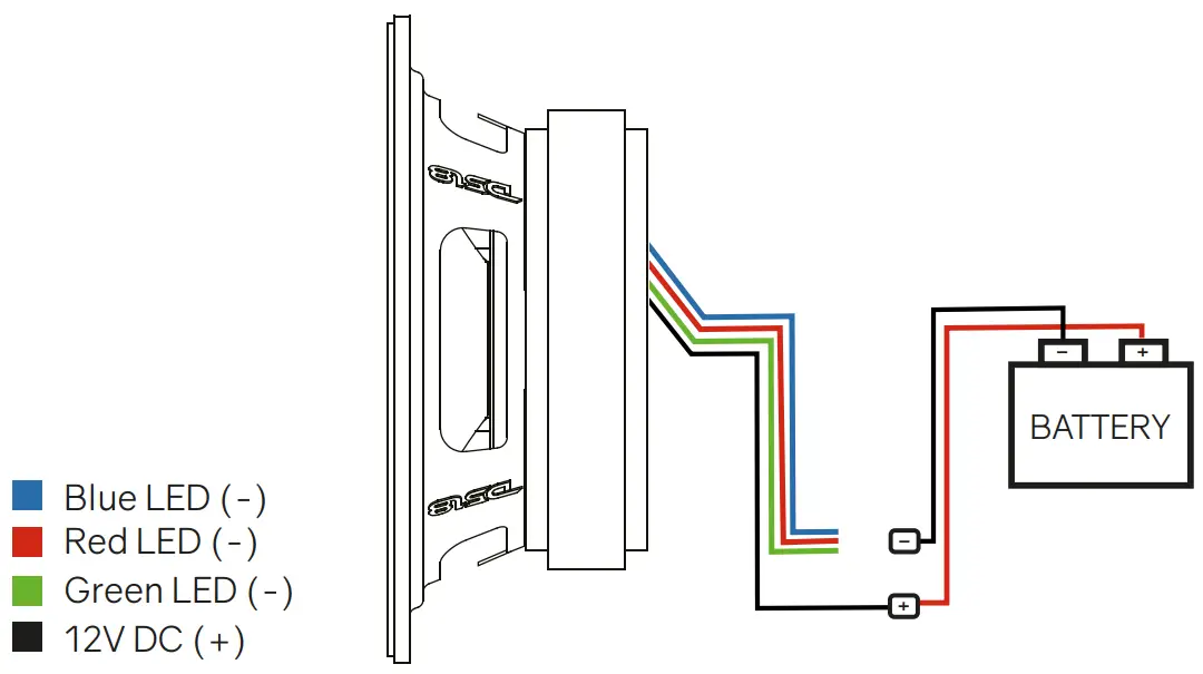 DS18 PRO-X6.4RGBCAP 6.5 Inch MID Range Loudspeaker with RGB LED Dust CAP fig 4