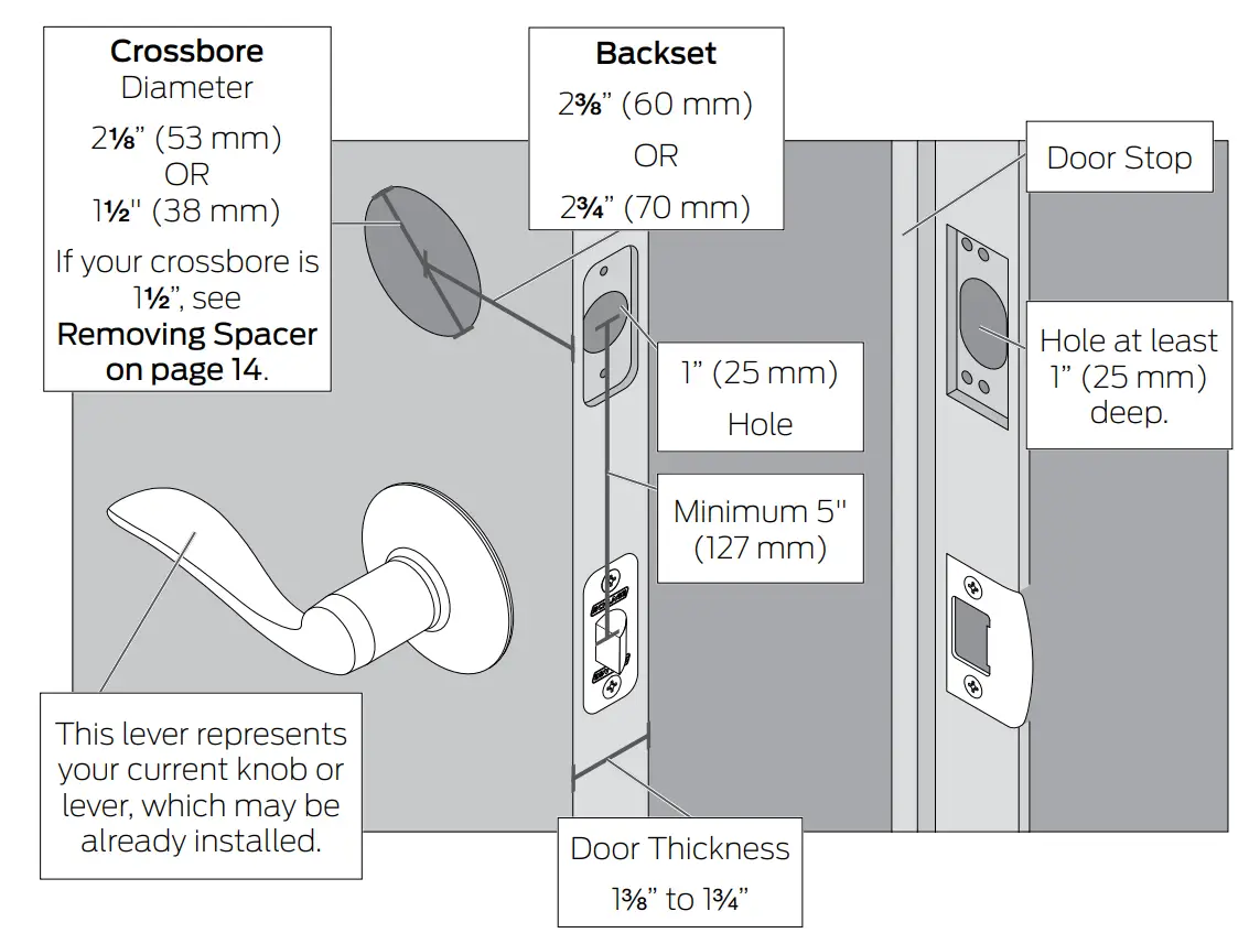 SCHLAGE BE479AA V CAM 619 Satin Nickel Sense Smart Deadbolt with Camelot Trim-5
