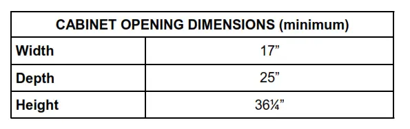 whynter-elite-33-bottle-seamless-stainless-steel-door-single-zone-built-in-wine-refrigerator-bwr-331sl- BUILT-IN CABINET INSTRUCTIONS