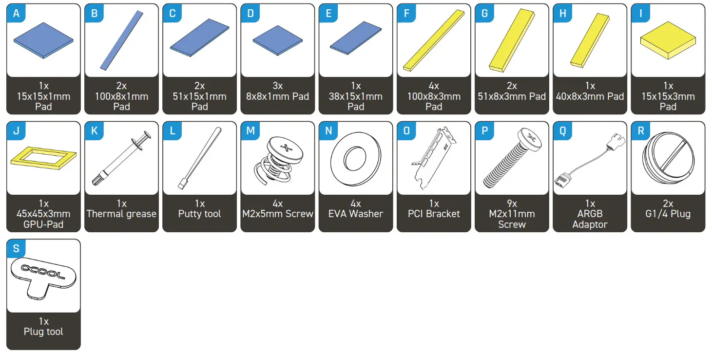 Alphacool Eisblock Aurora Acryl GPX N RTX 4090 GameRock Pluse Phantom - Accessories
