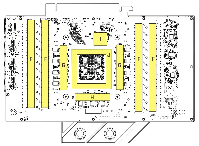 Alphacool Eisblock Aurora Acryl GPX N RTX 4090 GameRock Pluse Phantom - PCB backside