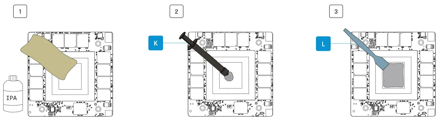 Alphacool Eisblock Aurora Acryl GPX N RTX 4090 GameRock Pluse Phantom - Thermal Grease