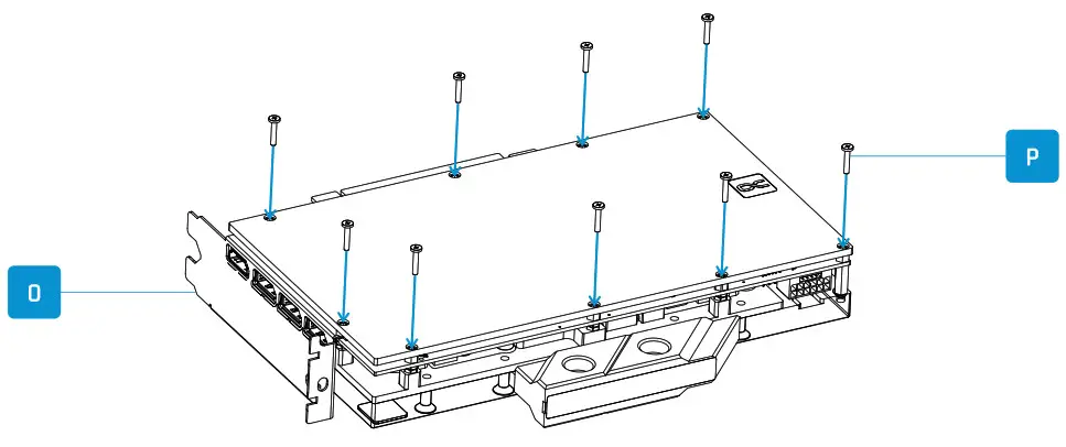 Alphacool Eisblock Aurora Acryl GPX N RTX 4090 GameRock Pluse Phantom - backplate