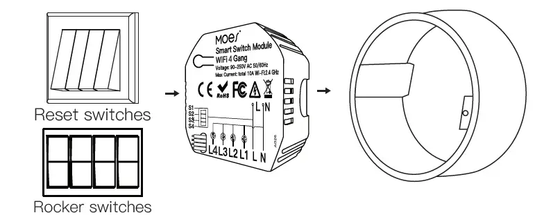 MOES-MS-104D-Smart-Switch-Module-fig-3