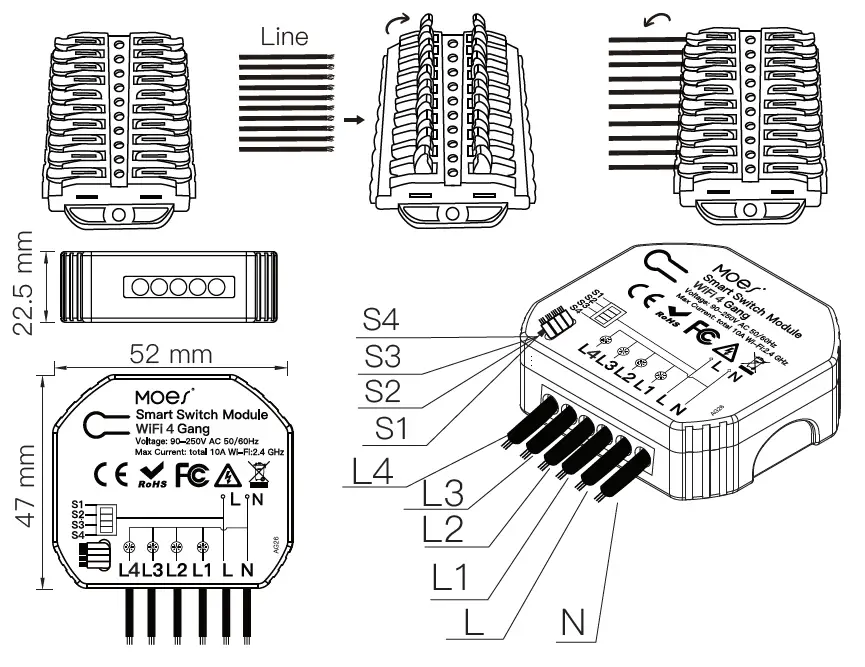MOES-MS-104D-Smart-Switch-Module-fig-6