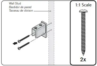 Martha Stewart INS-0054 20 Inch depth Perry St White Woodgrain Gold Metal-17