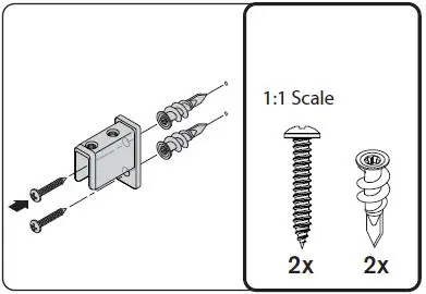 Martha Stewart INS-0054 20 Inch depth Perry St White Woodgrain Gold Metal-18