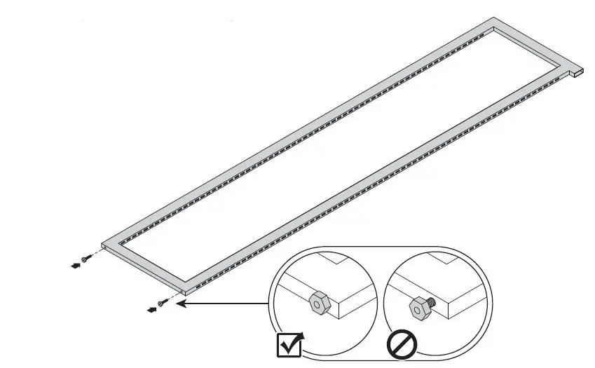 Martha Stewart INS-0054 20 Inch depth Perry St White Woodgrain Gold Metal-19
