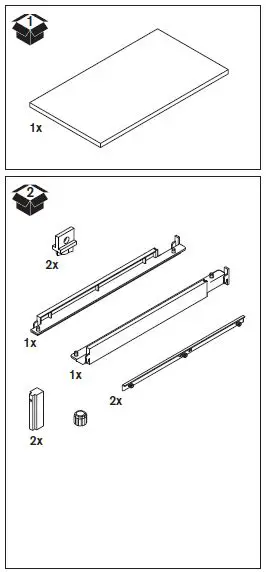 Martha Stewart INS-0054 20 Inch depth Perry St White Woodgrain Gold Metal-32