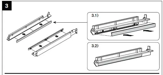 Martha Stewart INS-0054 20 Inch depth Perry St White Woodgrain Gold Metal-35