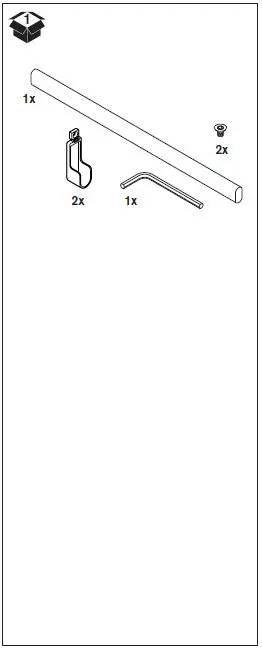 Martha Stewart INS-0054 20 Inch depth Perry St White Woodgrain Gold Metal-40