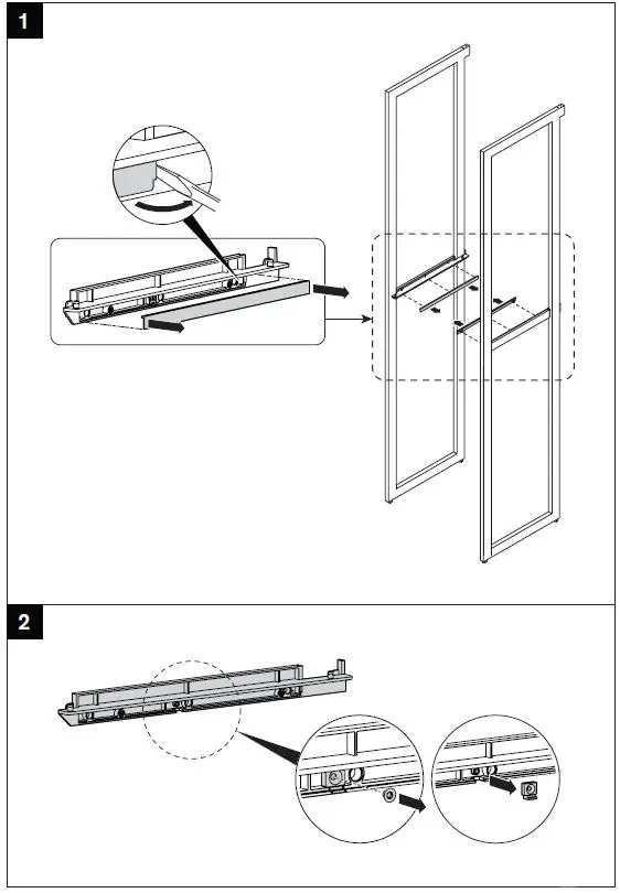 Martha Stewart INS-0054 20 Inch depth Perry St White Woodgrain Gold Metal-41