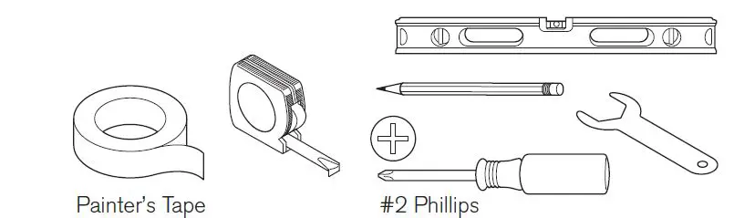 Martha Stewart INS-0054 20 Inch depth Perry St White Woodgrain Gold Metal-7