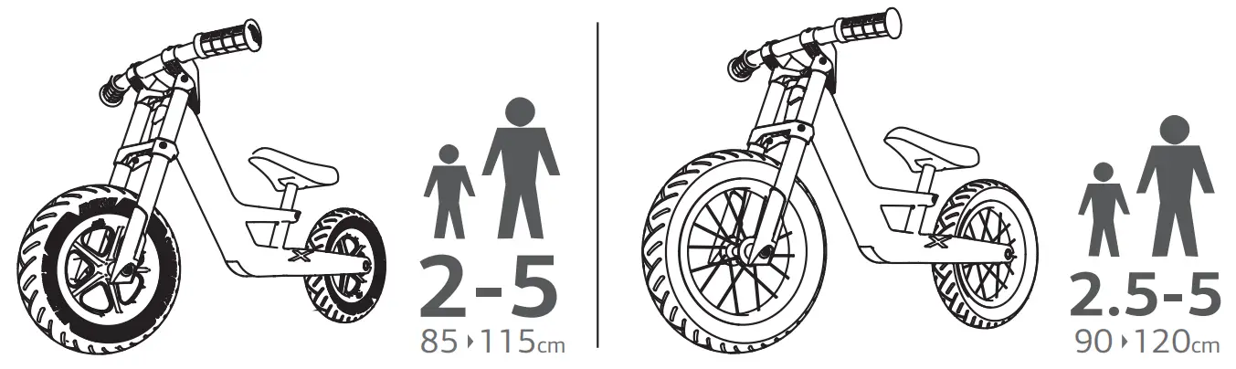 BERG 2.5-5 Biky Cross Balance Bike