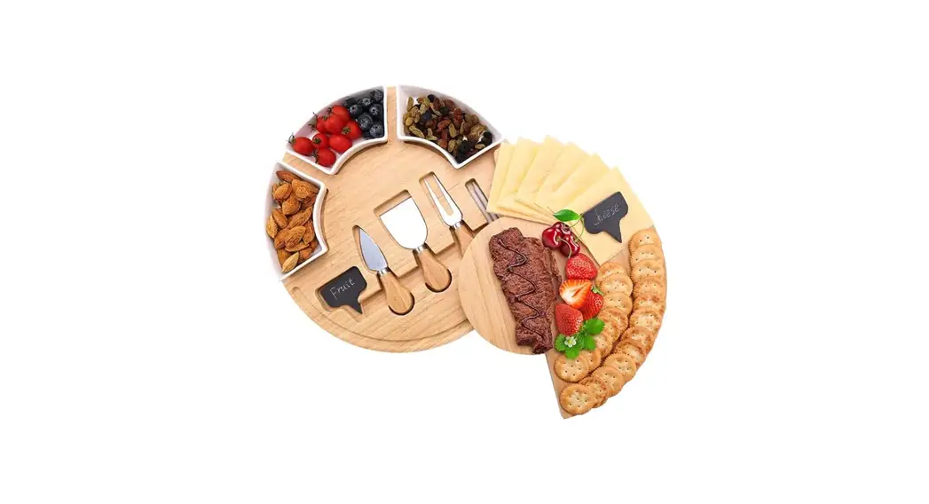 Nutrichef Cheese Board Food Serving Set User Guide